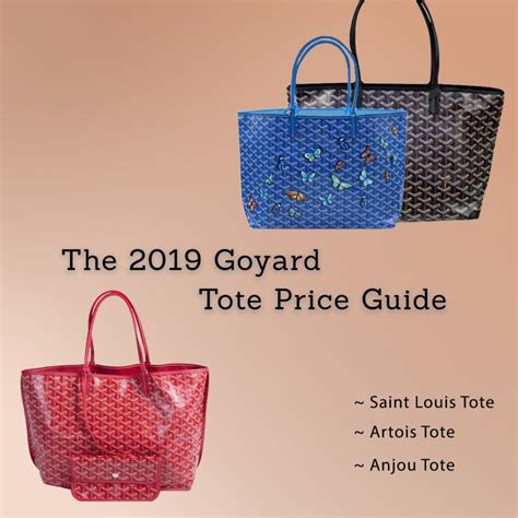 goyard tan tote|Goyard pm tote price.